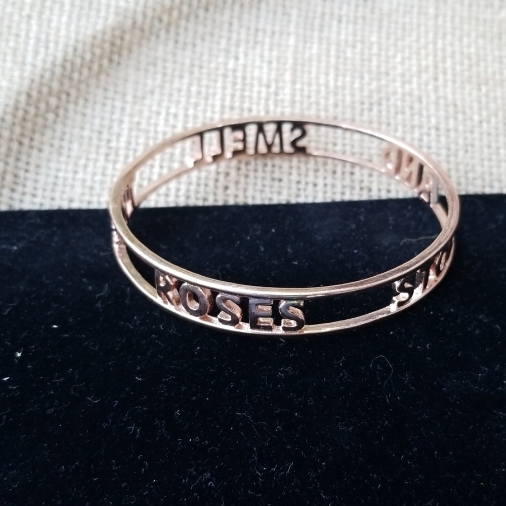 Kate Spade stop and smell the Rose's bracelet